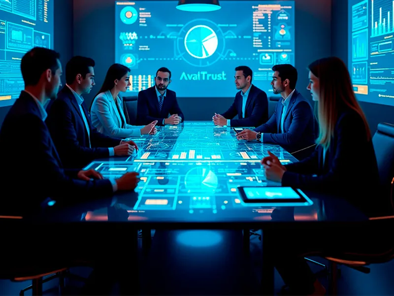 Equipo de AvalTrust trabajando